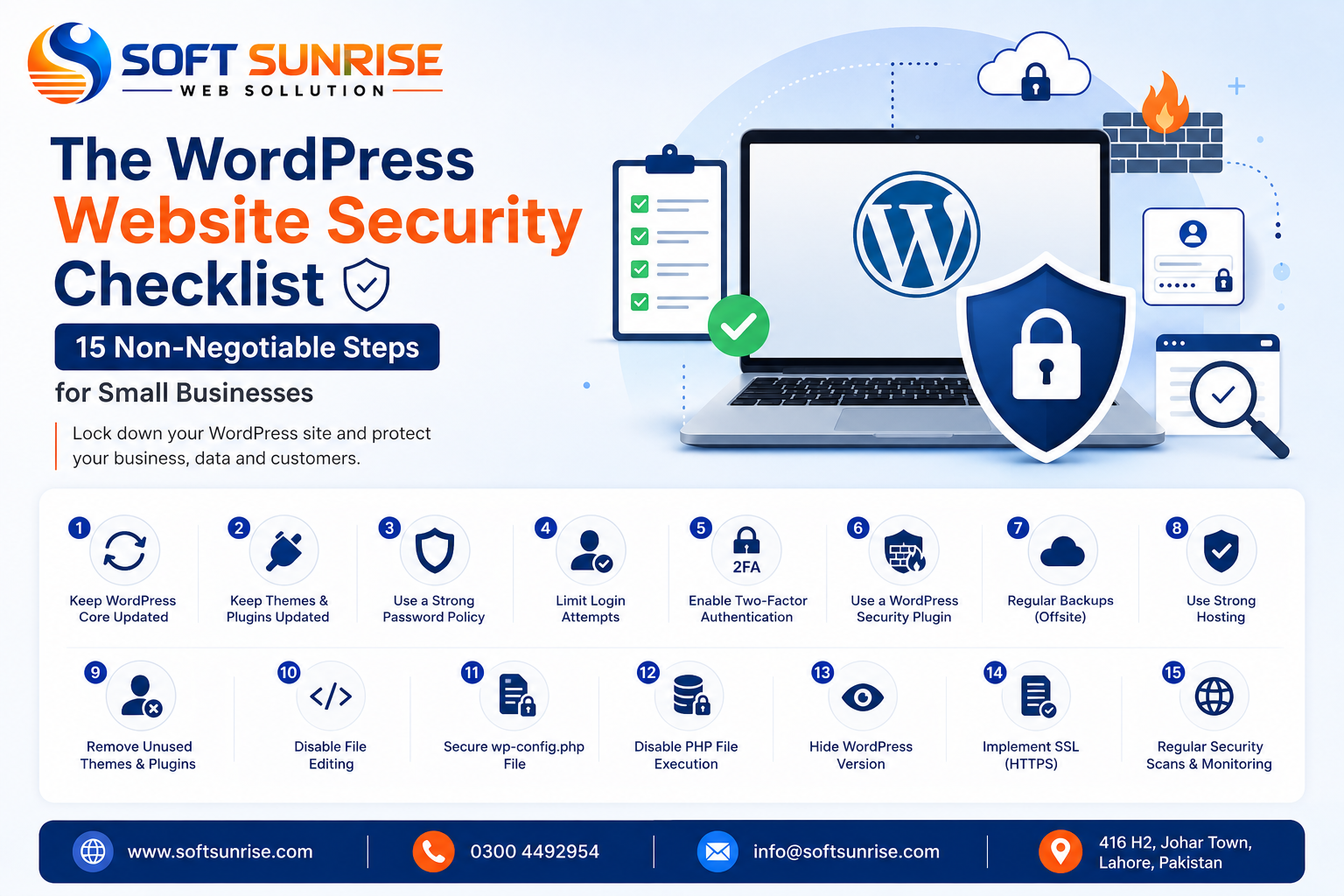 The WordPress Website Security Checklist: 15 Non-Negotiable Steps for Small Businesses